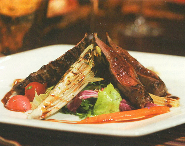 Insalata di agnello caldo